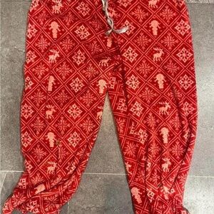Fashion Nova Red Festive Pajama Pants